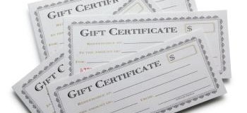 Gift Certificates